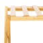 Rayonnage en bois massif de 38,7 po Maydelyn