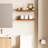 Miami 24" W x 8" D Floating Shelves Set with Invisible Wall Mount Brackets-97961214