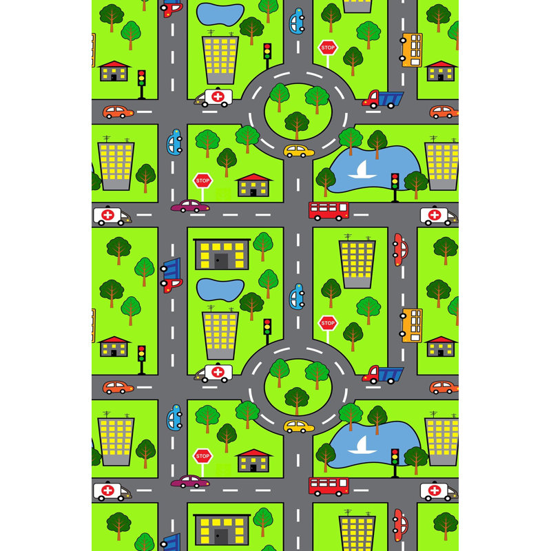 Tapis tissé de qualité supérieure, 100% polyester, 5,9 x 9,2 pi, 650 g / m² | Antibactérien, antidérapant, impression numérique 3D | Lavable à la machine, hauteur des poils doux: 0,3 po | Parfait pour le salon et la chambre à coucher