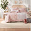 Ensemble de literie rose western cowgirl, ensemble de chambre en microfibre pour lit double et queen