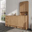Ensemble d'armoires décoratives en bois avec portes et tiroirs Vowar