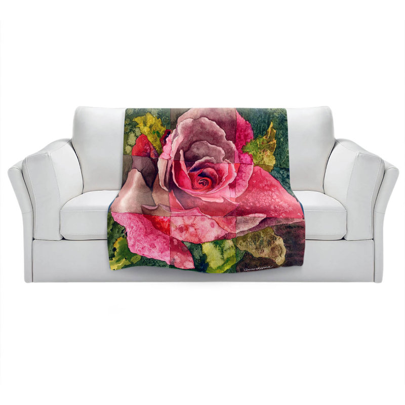 Hand Woven Throw Blanket, 68" x 80"