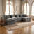 Antique Grey+4Seat+2Ottman