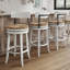 Tabouret de bar en bois Farmhouse-125539918-125539919