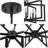 Barines 8-Light Modern Industrial Geometric Farmhouse Chandelier-288747621