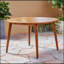 Table de salle à manger d'extérieur en bois d'acacia de 47 pouces Stamford, durable et résistante aux intempéries pour les rassemblements de patio-1651218707