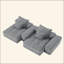Canapé modulaire surdimensionné Modern-1909059441