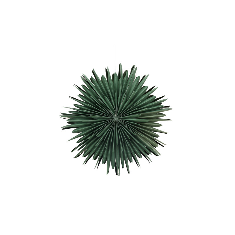 Brooklana 1 - Light Geometric Pendant, Green, 60cn H x 60cm W x 60cm D