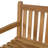 Grade A Teak Outdoor Garden Bench and Folding Side Table Set, 47" Solid Wood 2-Piece Patio Furniture Set, Weather Resistant 2-Person Seater for Porch & Backyard, 800lbs Capacity