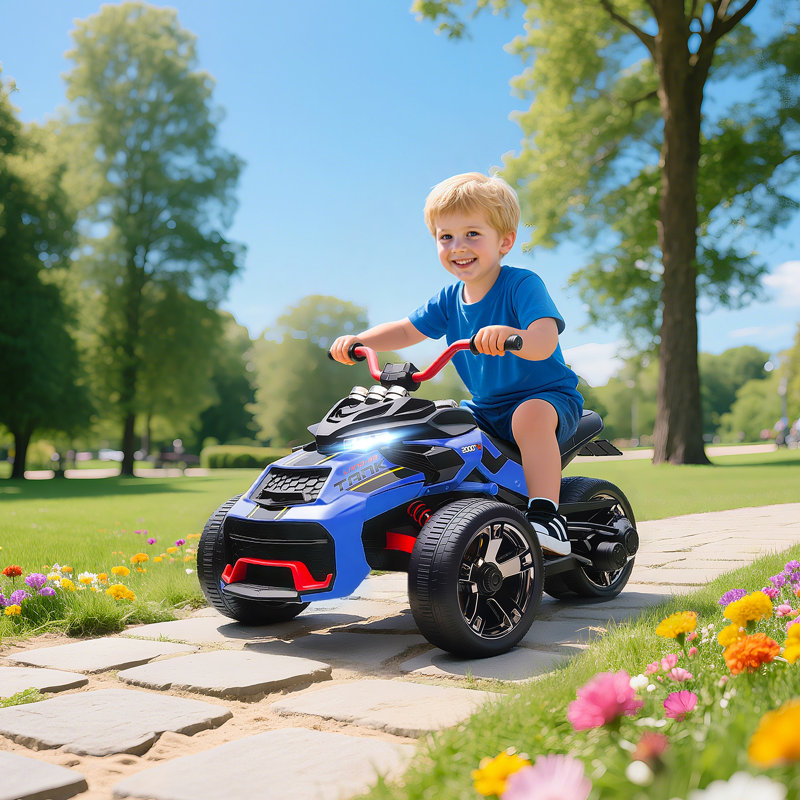 HOMCOM Battery Powered Ride On, Blue