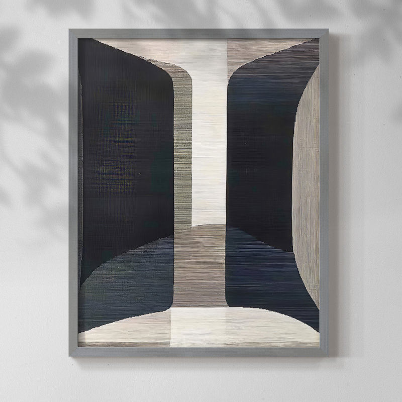 "ABSTRACT Series DCLIX" par J Paul, Noyer, H 21 po x l 17 po