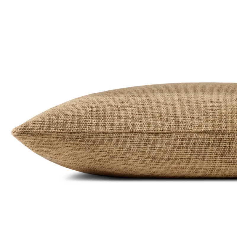 Leanne Ford x Loloi Medlock Decorative Pillow, Polyester, Beige