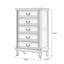 Armoire d'appoint en bois massif cerisier profond