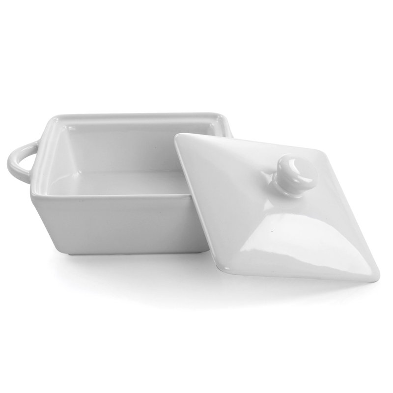 Martha Stewart 0.5 Qt. Stoneware Casserole with Lid