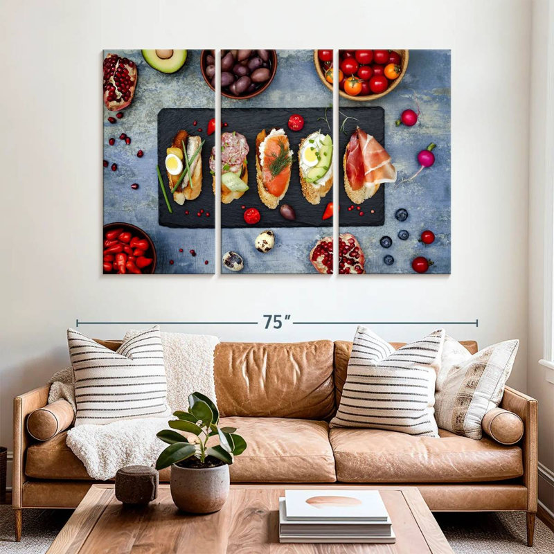 Yarlin Bruschetta Platter, 42" H x 65" W