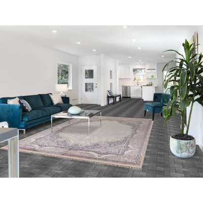Tapis de salon traditionnel 7 x 10