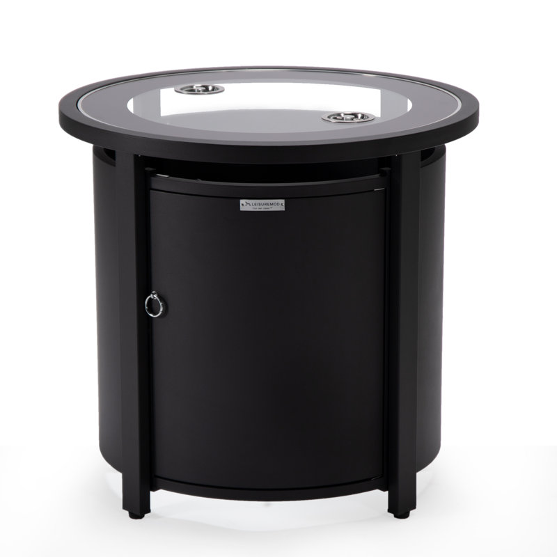 Couvercle de réservoir de propane Kliyah Firepit, Noir