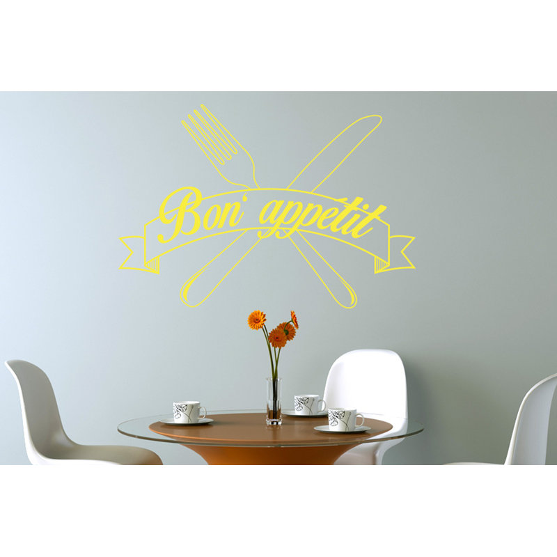 Wall Decal, Medium, Bright Yellow