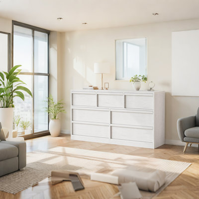  Commode à tiroirs moderne, grand coffre de rangement en bois pour chambre à coucher, salon, chambre de bébé, sécurité anti-basculement