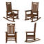 Ensemble de 2 chaises berçantes d'extérieur-131528907