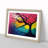 XH1022-7241X Pure Tree In Colour Abstract - Single Picture Frame Print-897658332-897658305