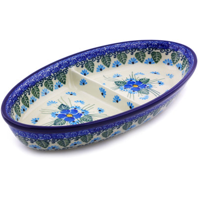 Polmedia Divided Serving Dish