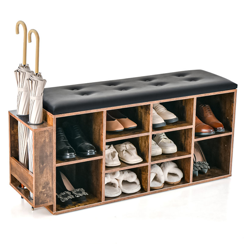 Bala Faux Leather Upholstered Storage Bench