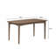 Ensemble de salle à manger 5 pièces Solace avec chaises courbées-22406877-20084588