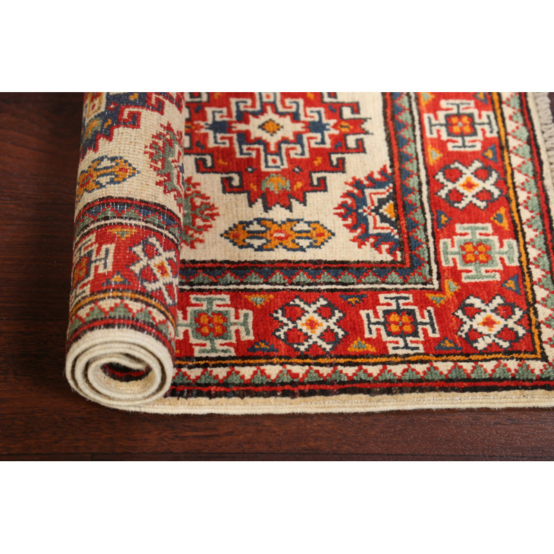 One-of-a-Kind 2'0" X 2'11" Wool Area Rug in Ivory