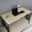 Ricka Modern Writing Desk With Metal Legs-1060174999