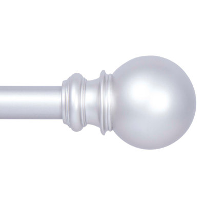Manchester Adjustable 0.75" Single Curtain Rod