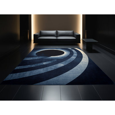 Tapis gris audacieux et éclectique Palvinder