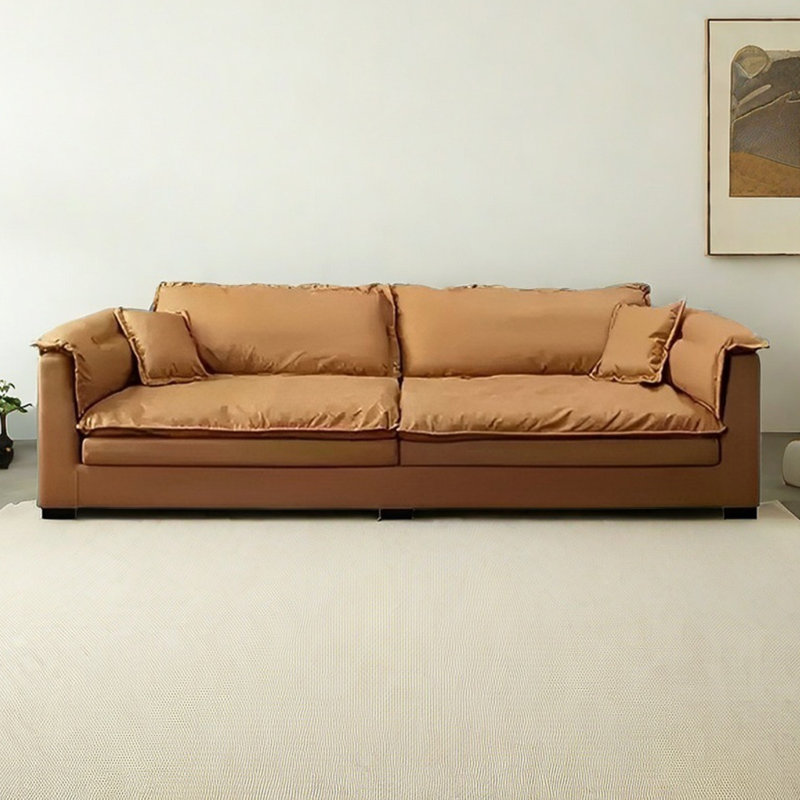 Canapé minimaliste moderne à ligne droite de luxe moderne, H 23,62 po x l 78,74 po x P 47,24 po, 2