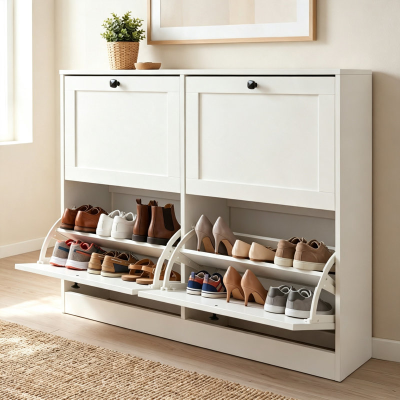 20 Pair Shoe Storage Cabinet
