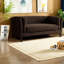Canapés modernes, causeuse en tissu chenille de 58,27 pouces, salon compact à domicile