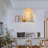 Henryville 1 - Light Natural Dome Pendant