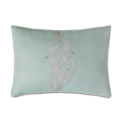 Zephyr Nailhead Rectangular Pillow Cover & Insert