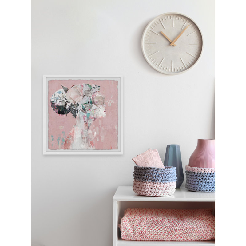 « elegant bun iii », reproduction encadrée, H 18 po x l 18 po x P 1,5 po