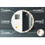 Huldar Glass Flat Wall Mirror