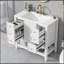 Meuble-lavabo 36 po avec trois tiroirs-345564304