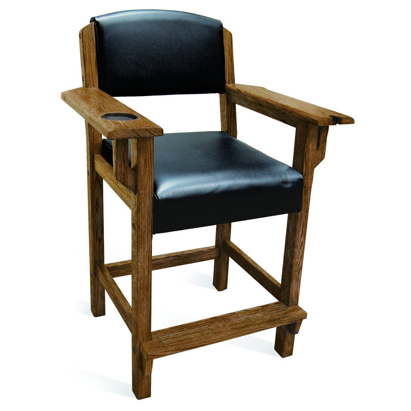 Pool Table Seating, Rustic Dark Brown
