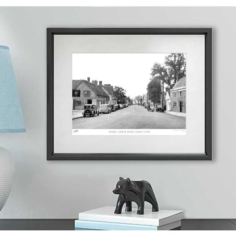 Thame, Lower High Street C1955 by Francis Frith - Single Picture Frame Print, 45cm H x 60cm W x 2.3cm D