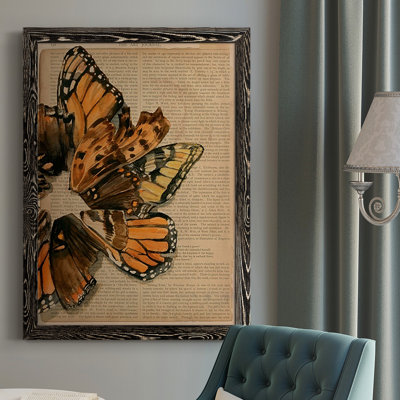 " Winged Wreath I " Print