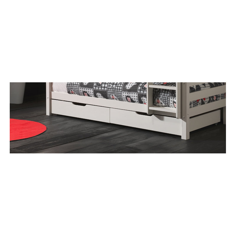 Ethridge Underbed Storage Drawers, White
