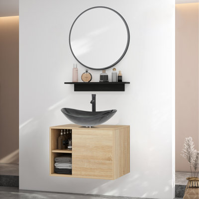 Ensemble de meuble-lavabo avec miroir Hemish