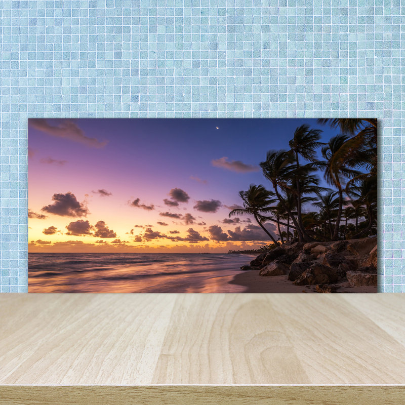 Kwinana 50cm W x 100cm L Glass Peel and Stick Panel