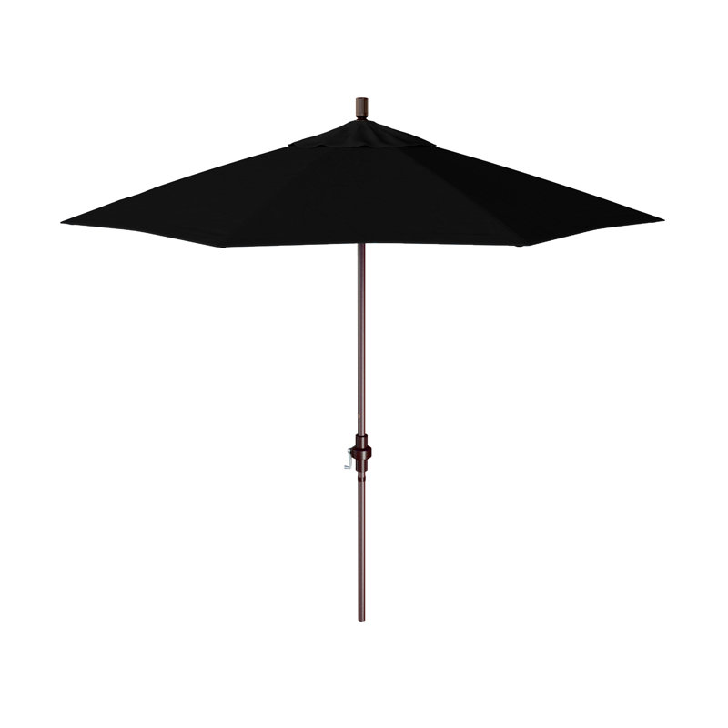 Parasol de marché Aysegul, Tissu performance noir