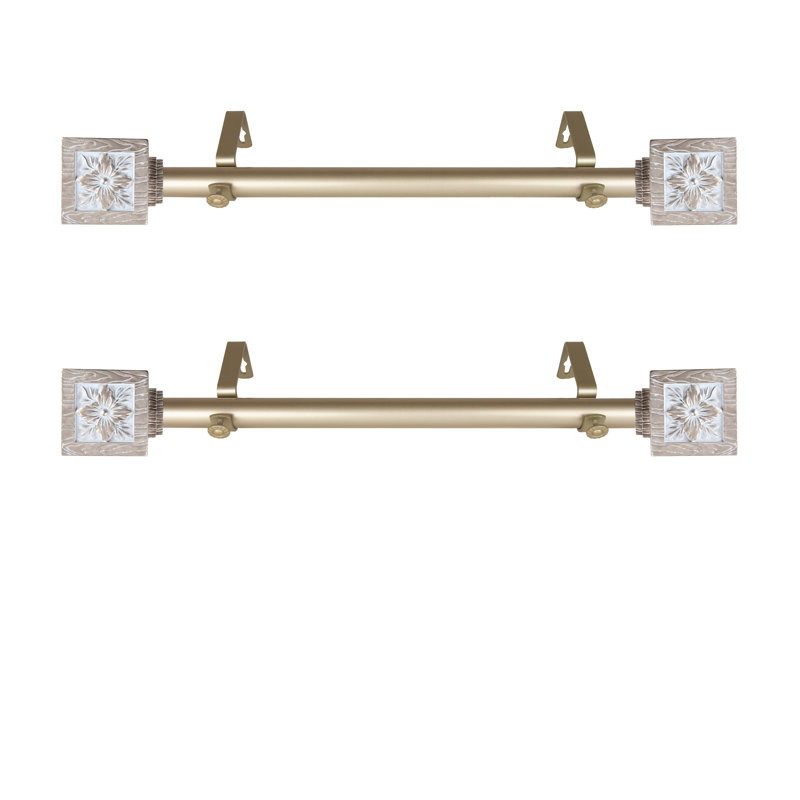 Tringle à rideaux simple Baugh Ophélie, Doré clair
