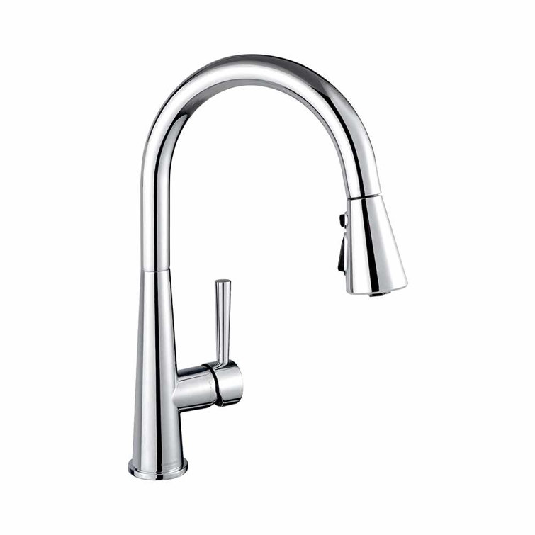 Single Handle 3 Functions Pull-down Sprayer Kitchen Faucet