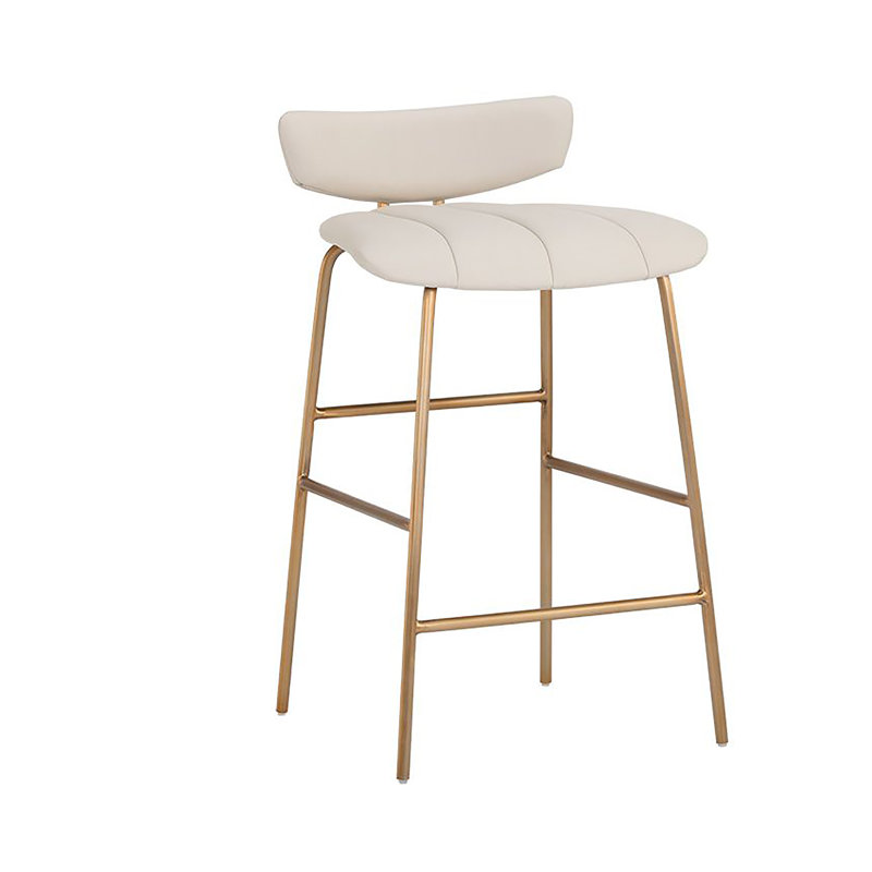 Lorelei Counter Stool - Dillon Cream, Cream Performance Basketweave, Counter Stool (26" Seat Height)